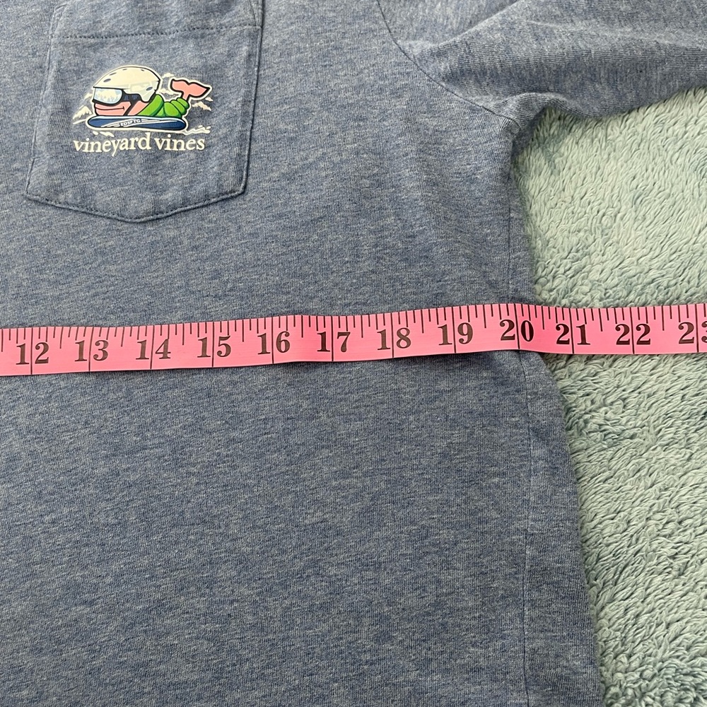 Vineyard Vines Blue Long Sleeves T-Shirt Size M - Picture 11 of 14
